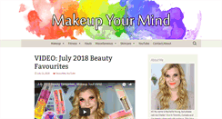 Desktop Screenshot of makeup-your-mind.net