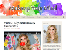 Tablet Screenshot of makeup-your-mind.net